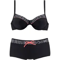 Kangaroos Sportbikini svart / vit