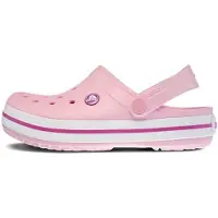 Crocs Crocband Lätta Andningsbara Halkfria Slitstarka Strandtofflor Unisex Sandaler Rosa Lila 11016-6MB 39-40
