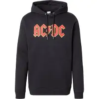 Amplified AC/DC: Logo Amplified Black Medium Hoodie Sweatshirt