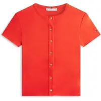 Tommy Hilfiger Kofta marinblå / orange / röd / vit
