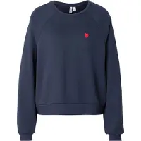 Pieces Sweatshirt 'PCGRETA' nattblå