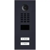 DoorBird D2102V IP Video-porttelefon LAN Utomhusenhet Rostfritt stål, RAL 7016 (sidenmatt)