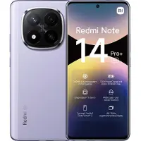 Xiaomi Redmi Note 14 Pro+ 5G, 16,9 cm (6.67"), 2712 x 1220 pixlar, 8 GB, 256 GB, 200 MP, lavendel, Lila