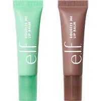 e.l.f. lva. Squeeze Me More Lip Balm Duo Moisturizing Balm fr en ren nyans av frg gjord med hyaluronsyra Vegan & Cruelty-Free Mint & Choklad