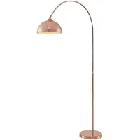 LINDBY Båglampa Lennart , Koppar, Vardagsrum / matsal, Metall, Modern, Golvlampa