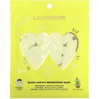 LALARECIPE Heart Goggle Uppljusande Skönhetsmask, 1 Styck, 7G(0.24Oz) beige