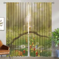 Household supplies MH PIKMIN Moderna Vardagsrumsgardiner 2 Delar Heminredningsgardiner för Kamerafönstergardin Rullgardiner Avskärmning Tyll för Sovrum W50xH70cmx2pcs-CL