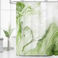 Shower curtain Home Decor 9 färger lyx blå marmor duschdraperi Modern Ombre Tyg Duk Akvarell Duschdraperier för badrumsinredning 180x200cm