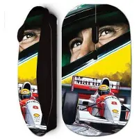 MANIACASE Trådlös mus - Ayrton Senna - Mclaren Legend - Svart - Wi-Fi - Nano USB-mottagare