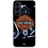 CAPACHEAP Mobilskal - MANIACASE - Samsung galaxy A55 - Silikon - Mjukt - Harley Davidson-logotyp