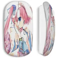 CAPACHEAP Souris sans fil kawaii girl music