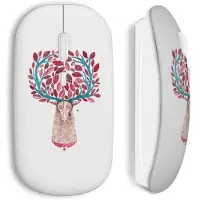 MANIACASE Souris Sans Fil Cerf Design
