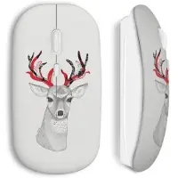 MANIACASE Souris Sans Fil Cerf Style Design