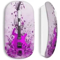 CAPACHEAP Souris sans fil Pink guitare