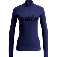 Swix RaceX Merino Half Zip, Dam, Navy