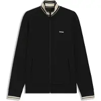 BOSS för män. 50543081 Zone sweatshirt svart (5XL), Casual, Bomull