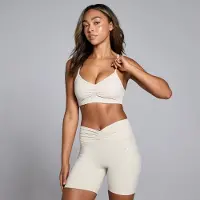 Myprotein MP Women's Tempo Ruched Front Sports Bra – Desert Sand - XL