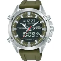 Lorus Watches Rw669ax9 45mm 10atm Quartz/analogical/digital Klocka