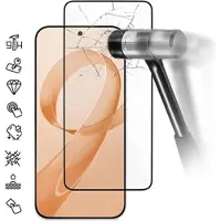 Mtp Products Xiaomi Redmi K90/Poco F8 Pro Heltäckande skärmskydd i härdat glas - 9H - Svart kant