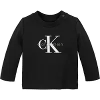Calvin Klein Jeans Tröja - Monogram - CK Black - - 2 år (92) - Tröja
