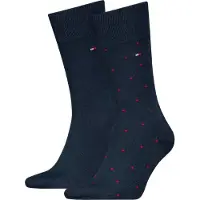 Tommy Hilfiger 2-Pack Strumpor 002 Blå Mörkblå Storlek