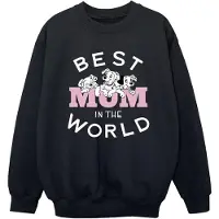 Disney Boys 101 Dalmatians Best Mum In The World Sweatshirt (Black)