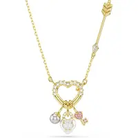 Swarovski Halsband guld / naturvit