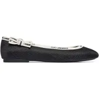 Karl Lagerfeld Ballerina svart / vit