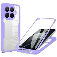 Mtp Products Xiaomi 15T Pro 360 Skydds Skal - Lila / Klar