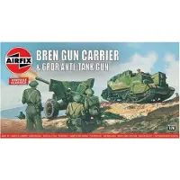 Wittmax Bren Gun Carrier och 6 pdr AT Gun