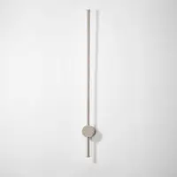 Nowodvorski Lighting LED utomhus vägglampa Orla M Nowodvorski Lighting, Creme / bärnsten, Aluminium / grå / zink, LED-vägglampa utomhus