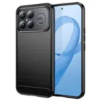 Mtp Products Xiaomi Redmi K90 Pro Max/Poco F8 Ultra Borstat TPU Skal - Kolfiber - Svart