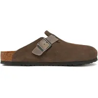 Birkenstock Pantolette 'Boston' greige