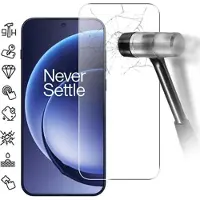 Mtp Products OnePlus 15 Skärmskydd av härdat glas - 9H - Case Friendly - Genomskinlig