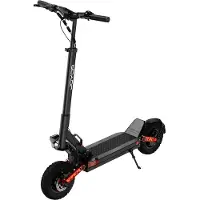 JOYOR Elektrisk Scooter Hopvikbar S10 10 1000W x 2 Motor Elektrisk Scooter Vuxen Topphastighet 60 km/h Dubbla Skivbromsar 60V 18AH Räckvidd 85 km Max Last 120 kg 60V 18AH svart