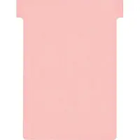 Nobo - T-kort - 8 x 12 cm - storlek 3 - rosa (paket om 100) - för P/N: 1900394, 1900399, 1900404
