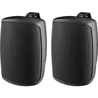 Monacor ELA-högtalare WALL-08T/SW 50 W Svart 1 par