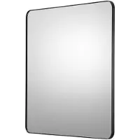Vevor Väggmonterad sminkspegel, 0,15" tjock, 36" x 36" spegel med aluminiumram och explosionssäker film, reptålig spegel med Z-formad konsol, passar för badrum/sovrum/vardagsrum