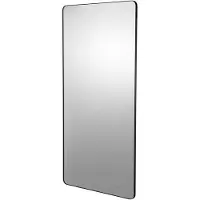 Vevor Väggmonterad sminkspegel, 0,15" tjock, 36" x 72" spegel med aluminiumram och explosionssäker film, reptålig spegel med Z-formad konsol, passar för badrum/sovrum/vardagsrum