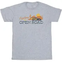 Disney Mens Cars Explore The Open Road T-Shirt (Sports Grey)