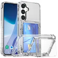 Mtp Products Samsung Galaxy S26 Genomskinligt Skal med Korthållare
