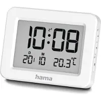 Hama 00222205 Väckarklocka Vit