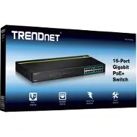 Trendnet TPE-TG160g TPE-TG160g Nätverks-switch PoE-funktion