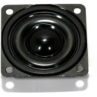 Visaton K 40 SQ - 8 Ohm 1.6 tum 4 cm Mini-högtalarelement 0.5 W 8 Ω Plastmembran