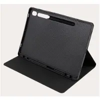 Tucano GALA - Vikbart fodral för surfplatta - nylon/polyuretan, plast, termoplastisk polyuretan (TPU) - mörkgrå - för Samsung Galaxy Tab S9