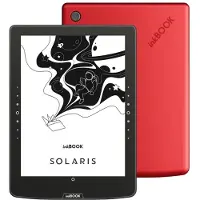 InkBOOK Solaris - eBook-läsare - OS - 32 GB - 6 monokrom E Ink Carta EPD (1024 x 758) - pekskärm - Wi-Fi, Bluetooth - röd