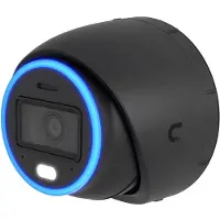 Ubiquiti UniFi AI Turret - Nätverksövervakningskamera - torn - utomhusbruk - fiffelsäker/vattentät - färg (Dag&Natt) - 8 MP - 3840 x 2160 - 4K - fast lins - ljud - GbE - PoE Plus