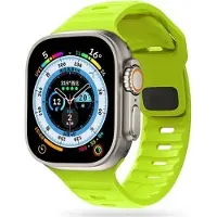 Tech-Protect Apple Watch Series Ultra 3/2/Ultra/11/10/9/8/SE 3/(2022)/7/SE/6/5/4/3/2/1 IconBand Line silikonarmband - 49mm/46mm/45mm/44mm/42mm - Lime
