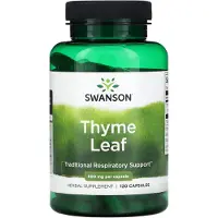 Swanson Health , Thymian Blad, 500 mg, 120 Kapslar