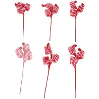 GoolRC Julpolkagrisar Ull Julpolkagris Hängande Ornament red